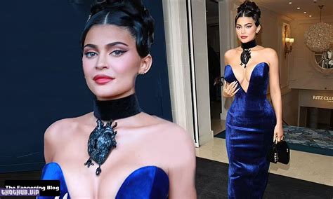 Top Busty Kylie Jenner Flaunts Her Deep Cleavage In Paris 54 Photos Video