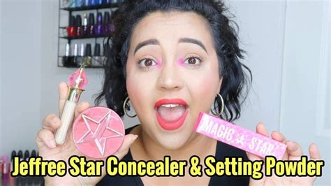 Jeffree Star Magic Star Concealer And Setting Powder Life Update Youtube