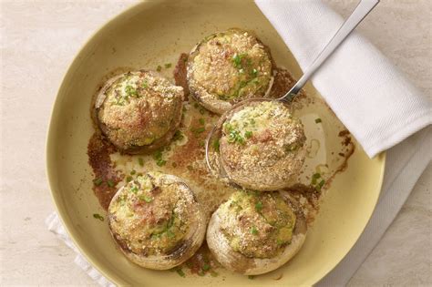 Gefüllte Champignons mit Frischkäse