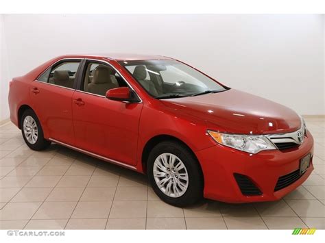 Frontal ratings are assigned by the institute based on a test conducted by toyota as part of frontal crash test verification. 2013 Barcelona Red Metallic Toyota Camry LE #123590561 | GTCarLot.com - Car Color Galleries