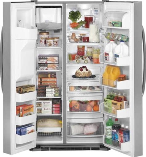 Food freezing in the fridge is a common problem for many people. GE General Electric GSHS9NGYSS Side-by-Side Refrigerator ...