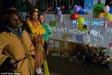 Nelson Mandela Tributes Outside Hospital As Father Of Democracy