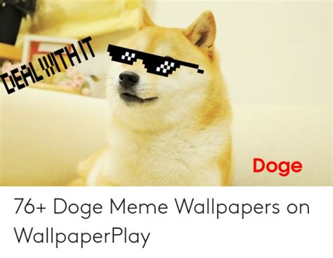 Doge 76 Doge Meme Wallpapers On Wallpaperplay Doge Meme On Meme