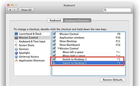 Switch Between Desktop Spaces Faster In Mac Os X With Control Keys