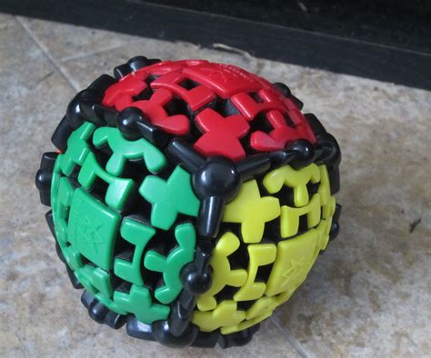 How To Solve The Gear Ball Rubiks Cube 3 Steps Instructables