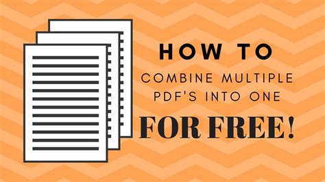 When you are ready to proceed, click combine button. How to Combine PDF Files for Free in 2018! | No software ...