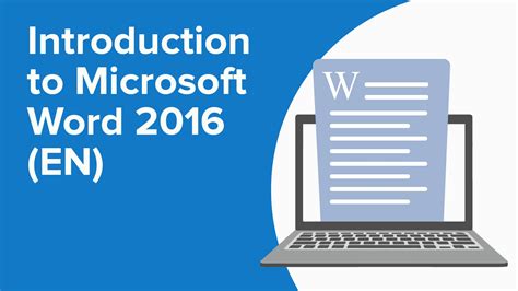 Introduction To Microsoft Word 2016 En Officekurs Lecturio