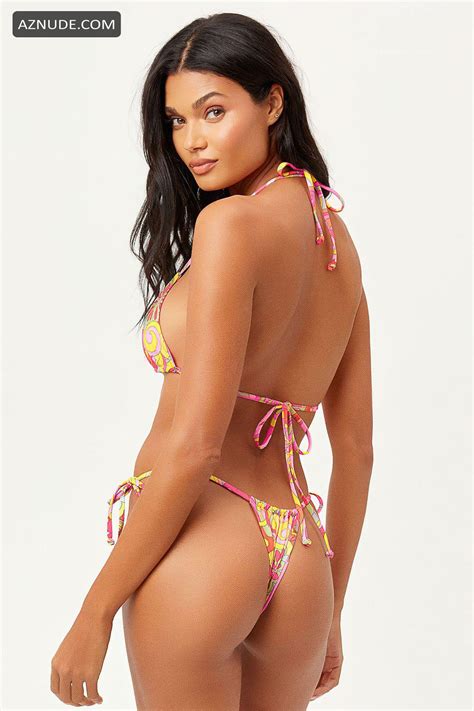 Daniela Braga Sexy Poses In A Two Piece Bikinis In A Photoshoot For Frankies Bikinis Campaign