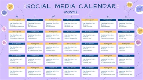 Social Media Calendar For 2024 Sabra Melisa