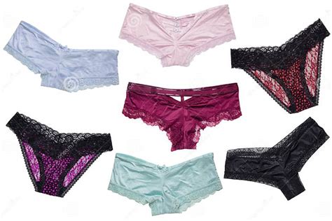 underwear woman isolated collage of different luxurious elegant colorful and red black lacy