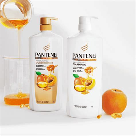 Pantene Pro V Essential Botanicals Moisturizing Shampoo And Conditioner