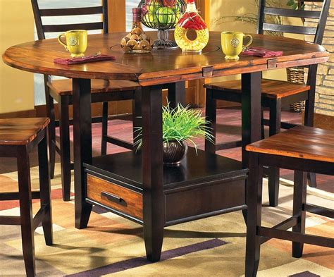 Round Bar Height Dining Table Ideas On Foter