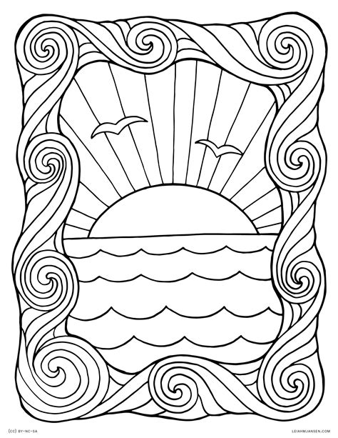 Printable Coloring Pages Ocean