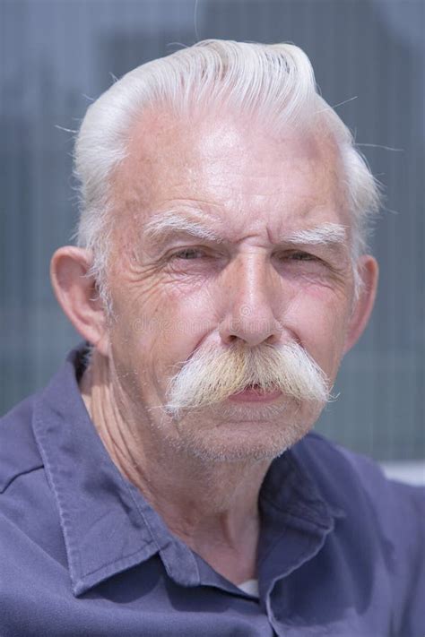 Senior Man With Moustache Editorial Photo Image Of Lines 26127316