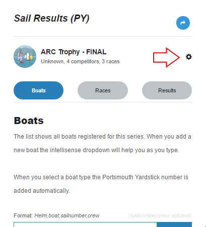 Applying A Discard Profile To Sailing Series Results Sail Results