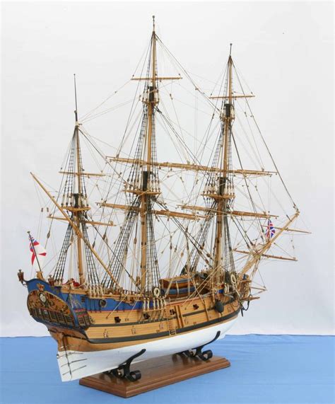 Ship Model English East Indiaman Prince Of Wales Of 1740 Model Ships