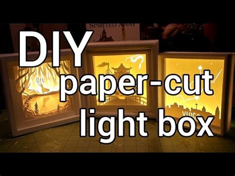How To Make A Paper Cut Light Box Diy