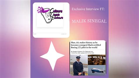 Malik Sinegal The Youngest African American Certified Boeing Pilot