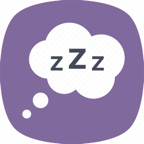 Comic Dreaming Sleeping Speech Bubble Zzz Balloon Icon