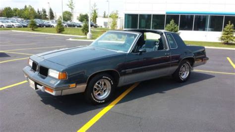 You can find a cars blue book value by either buying your own official kelly bluebook so you can look it up whenever or you can look it up on kbb.com and you can. Find used 1987 Oldsmobile 442 - T-Tops - Teal Blue - Only ...