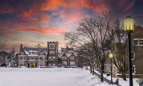 This Week In Photos A Wintry Campus