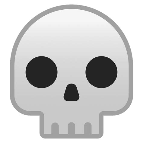 Skull Emoji Clipart Free Download Transparent Png Creazilla