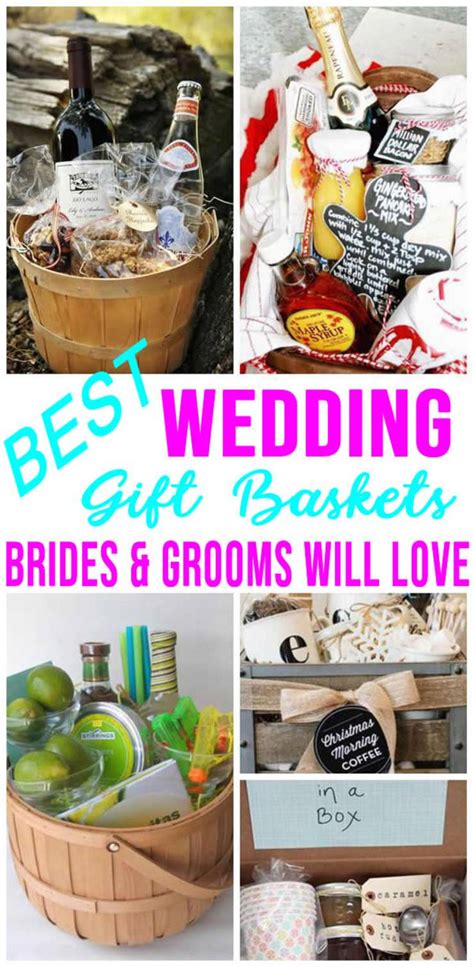 Wedding gift ideas can be a bit of a minefield. BEST Wedding Gift Baskets! DIY Wedding Gift Basket Ideas ...