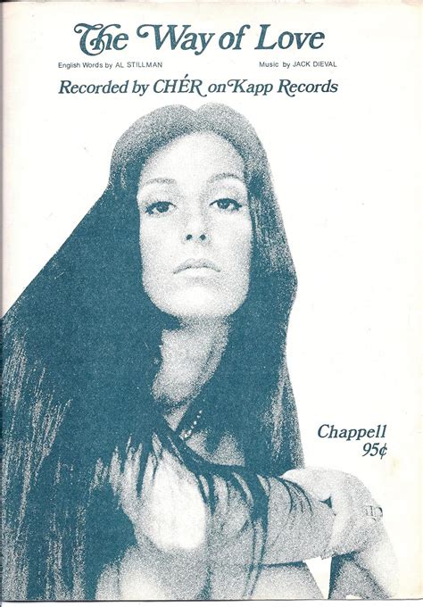 The Way Of Love Sheet Music As Recorded By Cher Books
