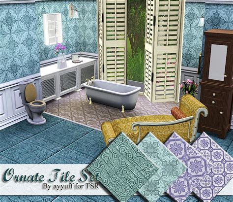 The Sims Resource Ornate Tile Set