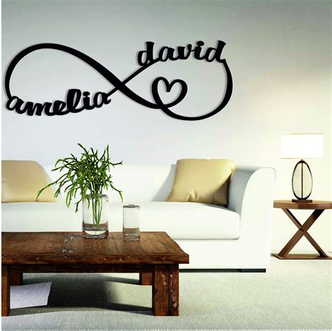 Personalized Infinity Symbol Infinity Sign Name Infinity Etsy Metal