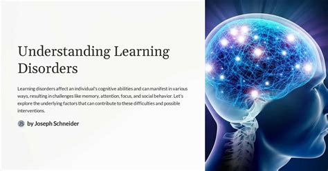 Understanding Learning Disorders