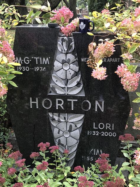 I found Tim Horton’s grave today. : r/pics