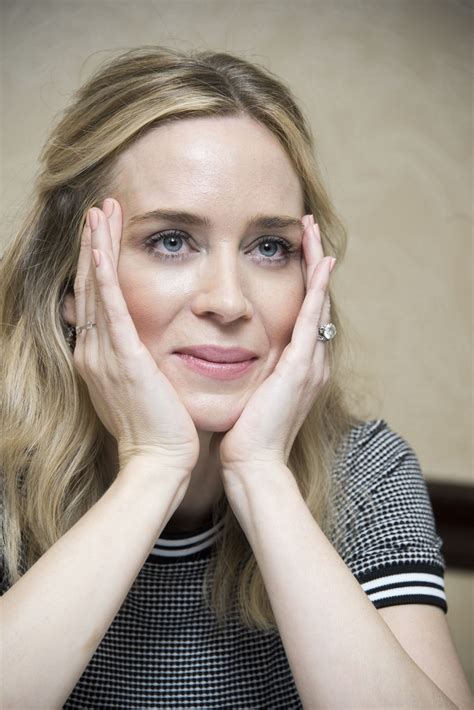 March Th A Quiet Place Press Conference Emily Blunt Fans