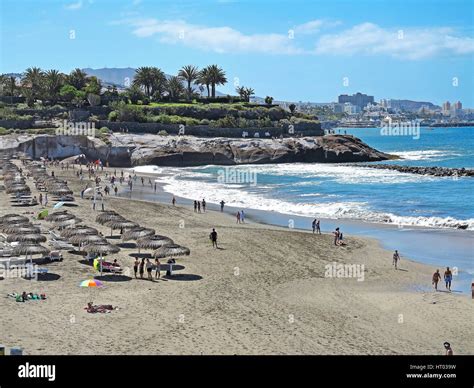 Costa Adeje Beach Tenerife Canary Islands Spain Stock Photo Alamy