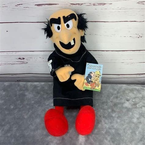 The Smurfs Gargamel Vintage 1982 16 Inch Plush Toy Etsy