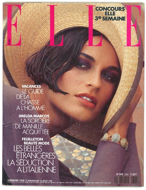 Elle French No 2324 July 23 1990 Paris Foreign Original Etsy Uk