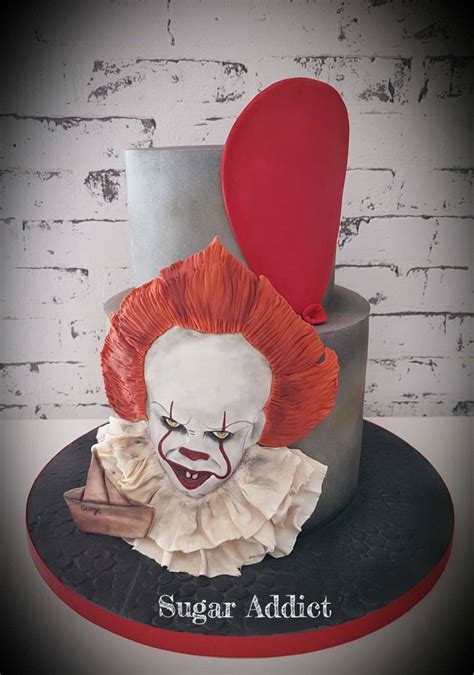 Pennywise Horror Cake Clown Cake Pennywise