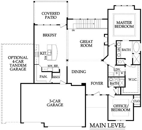 Chalet Xp Reverse Main Floor Plan By Kc Builders And Design Inc Floor