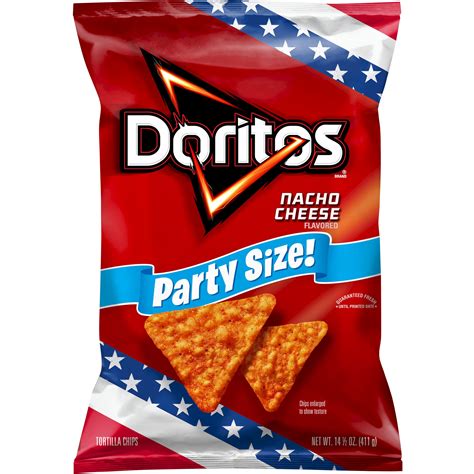 Doritos Party Size Nacho Cheese Flavored Tortilla Chips Smartlabel™