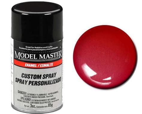 Model Master 2972 Spray Paint Fire Red Gloss 85g Enamel Spray