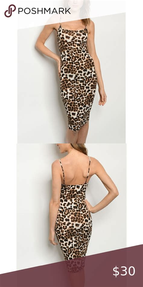 Spotted While Shopping On Poshmark Left Leopard Print Bodycon