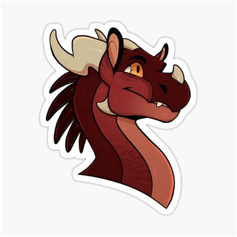 Cliff The Skywing Wings Of Fire Sticker For Sale By Art By Fizzy