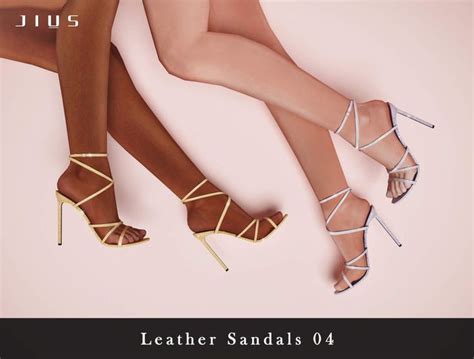 Sims 4 Bride Collection Part I Jius Leather Sandals Mods Sims 4 Sims 4
