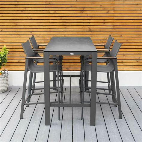Harrier Outdoor Bar Stools And Table Set Net World Sports