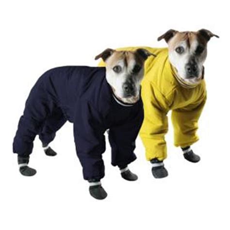 Muttluks Four Legged Nylon Reversible Dog Snow Suit Size 8 Yellow