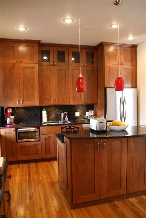 25 Best Cherry Kitchen Cabinets Ideas On Internet Shaker Style