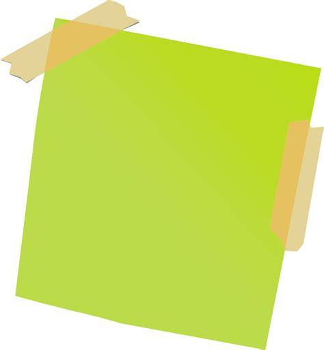 Green Sticky Notes Png Image Powerpoint Background Design Sticky