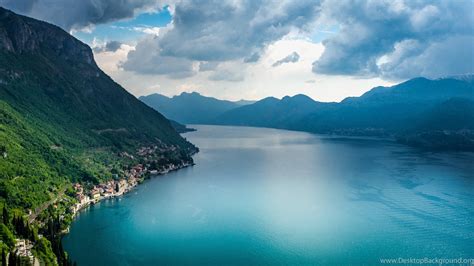 Lake Como Lake In Italy Thousand Wonders Desktop Background