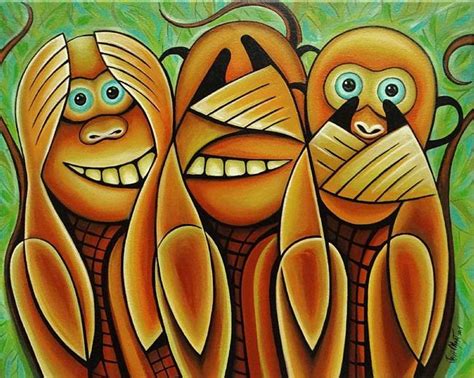3 Wise Monkeys By Javier Martinez From