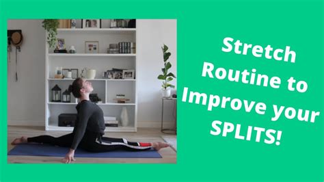 Stretching Routine To Improve Your Splits Youtube